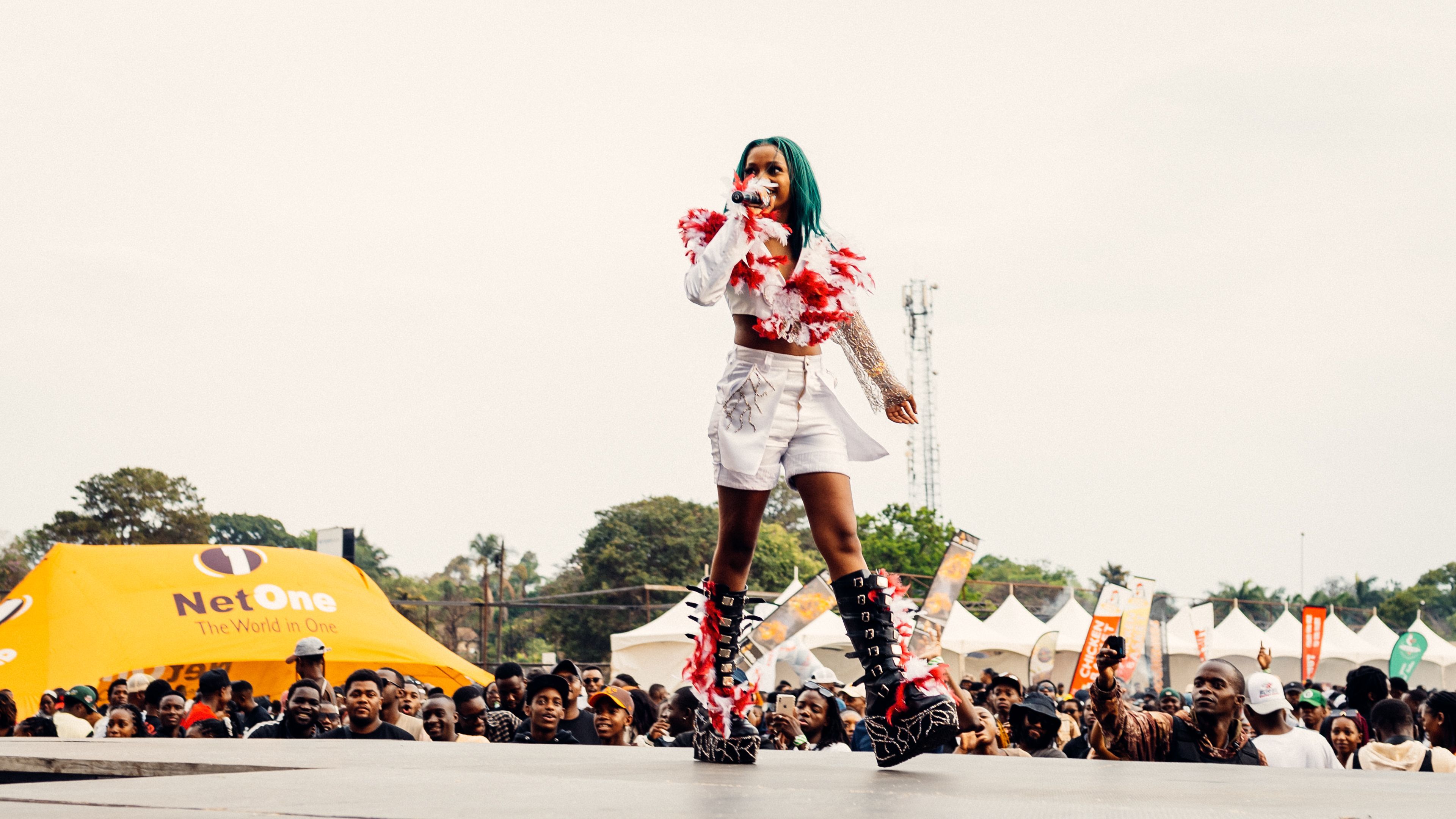 Young Gemini on stage at the 263 Culture Festival